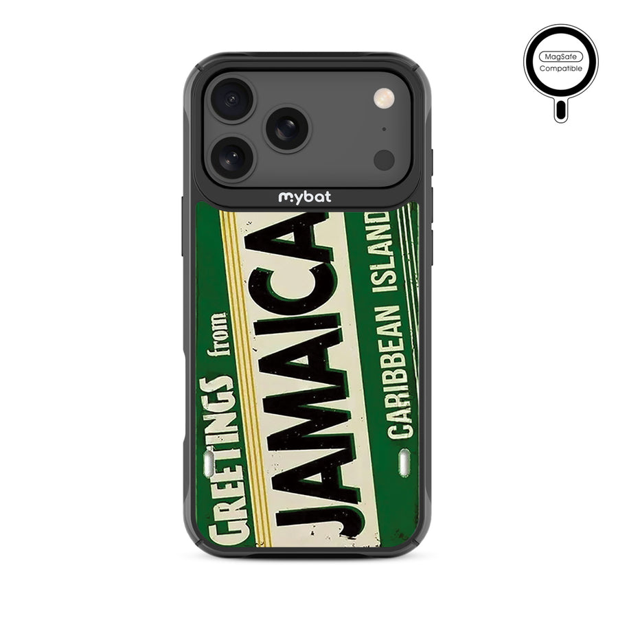MyBat Design Lab Series MagSafe Case for Apple iPhone 17 Pro Max - Jamaica License Plate - MIP17PMCSLESMSMP366-3.jpg