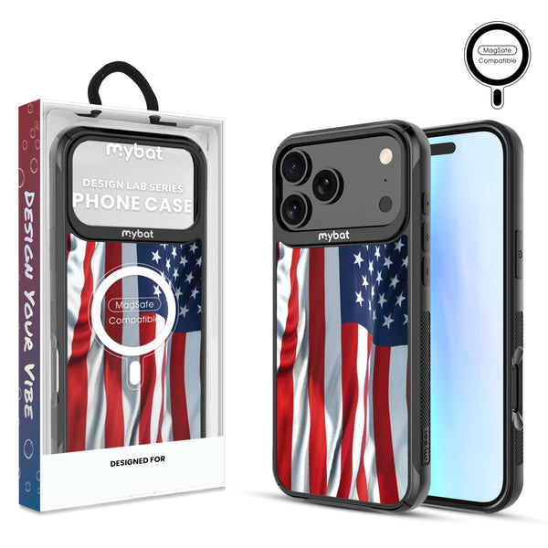 MyBat Design Lab Series MagSafe Case for Apple iPhone 17 Pro Max - Waving USA FLag - MIP17PMCSLESMSMP367-1.jpg