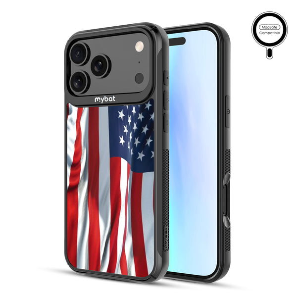MyBat Design Lab Series MagSafe Case for Apple iPhone 17 Pro Max - Waving USA FLag - MIP17PMCSLESMSMP367-2.jpg