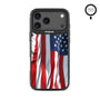 MyBat Design Lab Series MagSafe Case for Apple iPhone 17 Pro Max - Waving USA FLag - MIP17PMCSLESMSMP367-3.jpg