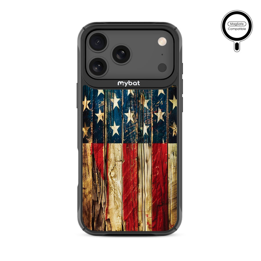 MyBat Design Lab Series MagSafe Case for Apple iPhone 17 Pro Max - US Painted Flag - MIP17PMCSLESMSMP381-3.jpg