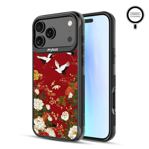 MyBat Design Lab Series MagSafe Case for Apple iPhone 17 Pro Max - Crane and Koi Fish - MIP17PMCSLESMSMP391-2.jpg