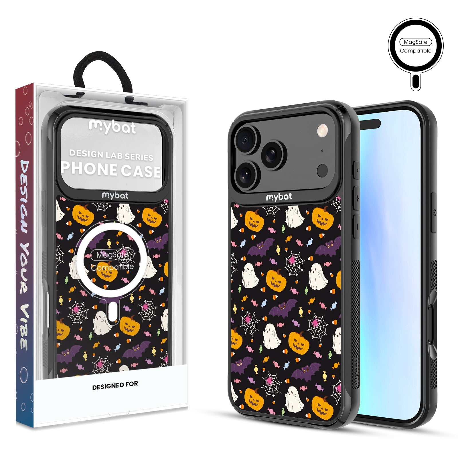 MyBat Design Lab Series MagSafe Case for Apple iPhone 17 Pro Max - Halloween Treats