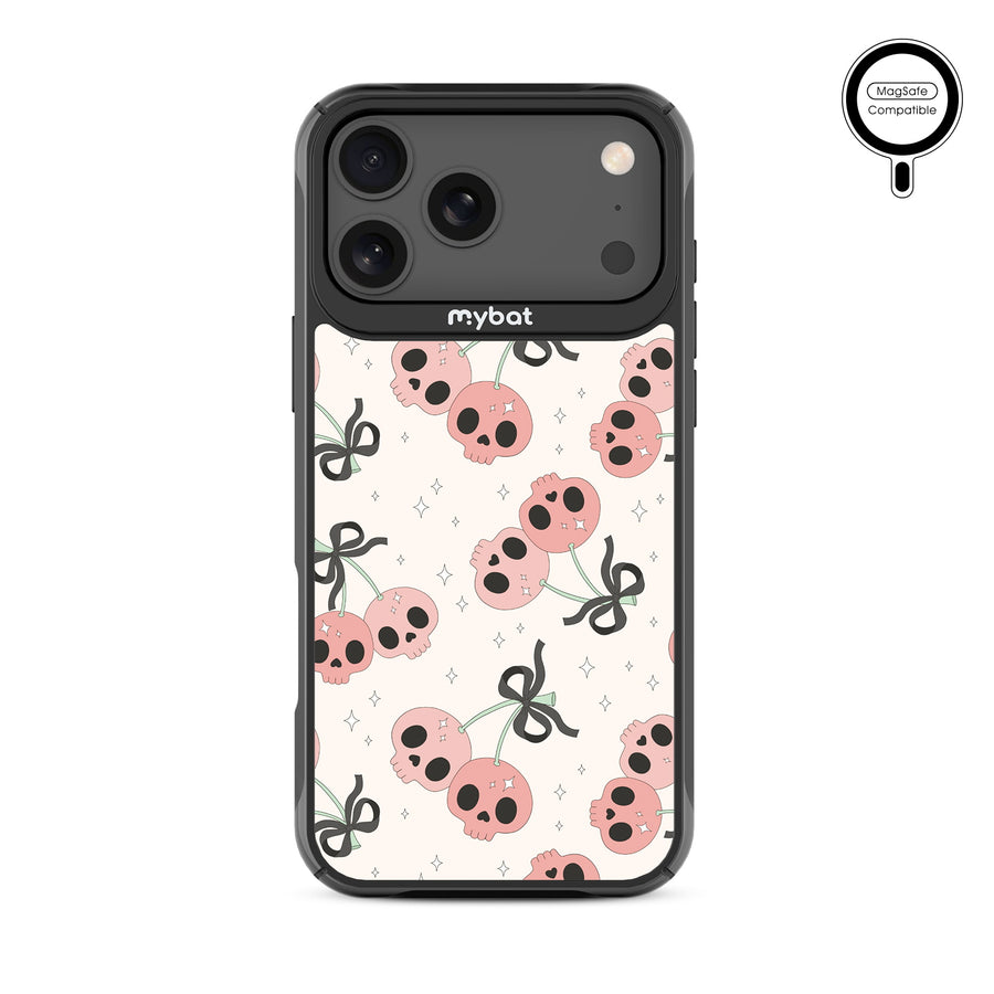 MyBat Design Lab Series MagSafe Case for Apple iPhone 17 Pro Max - Cherry Skulls - MIP17PMCSLESMSMP408-3.jpg