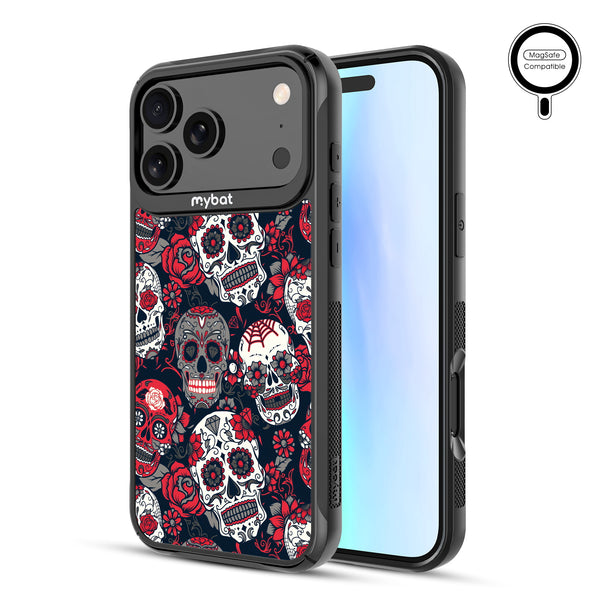 MyBat Design Lab Series MagSafe Case for Apple iPhone 17 Pro Max - Sugar Rose Skulls - MIP17PMCSLESMSMP418-2.jpg
