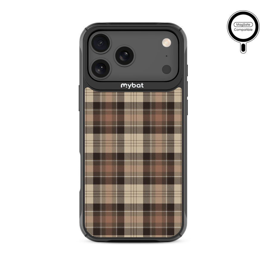MyBat Design Lab Series MagSafe Case for Apple iPhone 17 Pro Max - Mocha Flannel - MIP17PMCSLESMSMP431-3.jpg