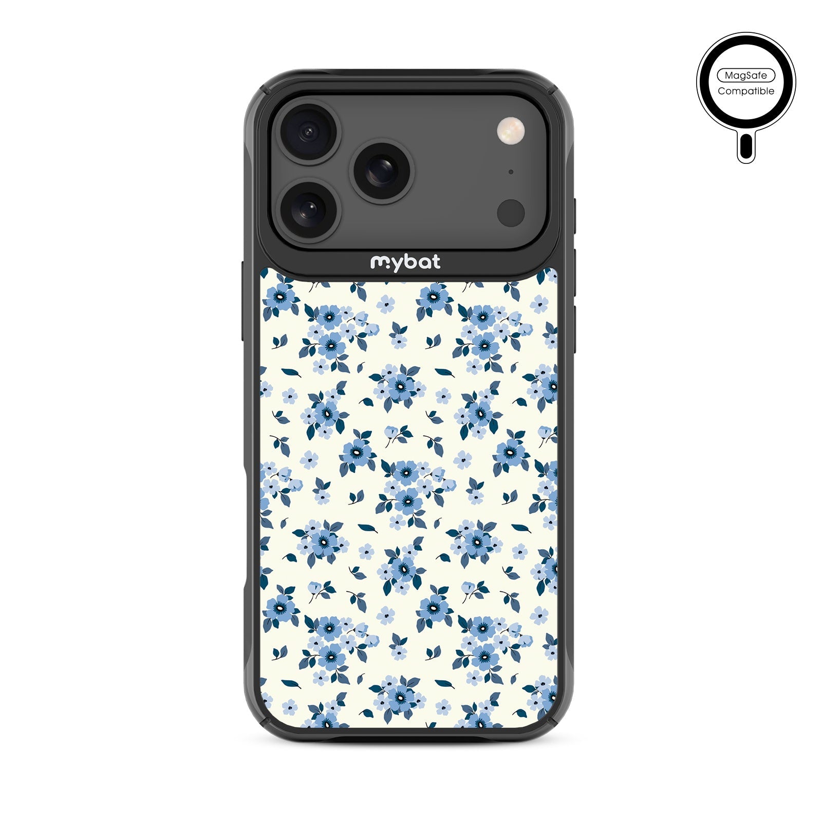 MyBat Design Lab Series MagSafe Case for Apple iPhone 17 Pro Max - Porcelain Petals