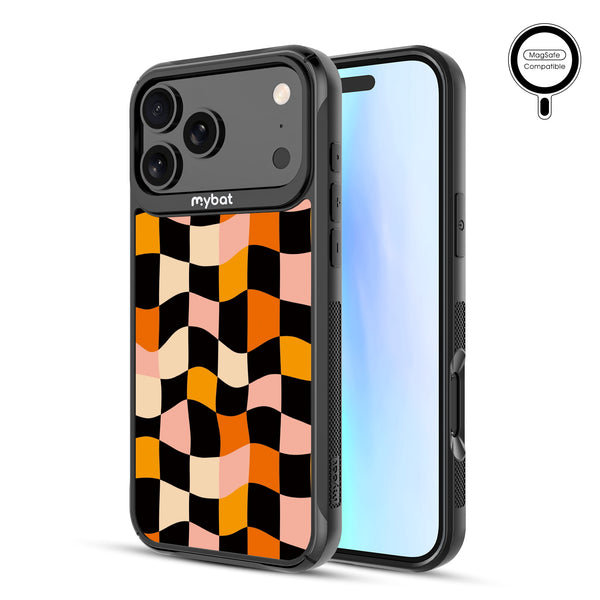 MyBat Design Lab Series MagSafe Case for Apple iPhone 17 Pro Max - Groovy Check - MIP17PMCSLESMSMP448-2.jpg