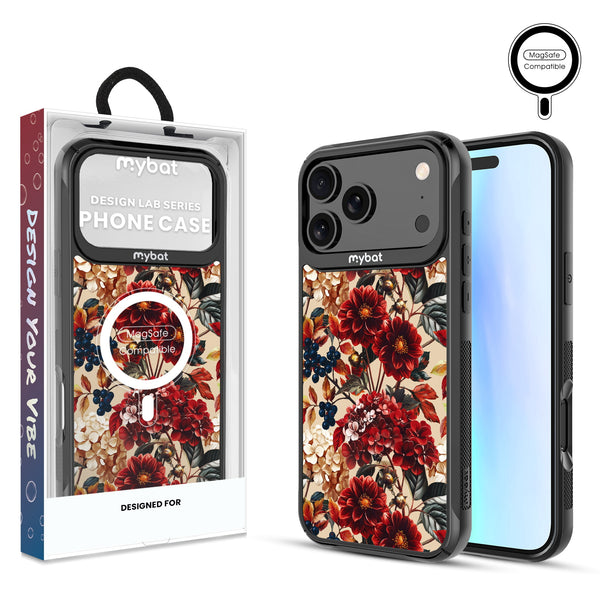 MyBat Design Lab Series MagSafe Case for Apple iPhone 17 Pro Max - Rust & Bloom - MIP17PMCSLESMSMP449-1.jpg