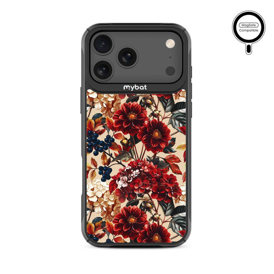 MyBat Design Lab Series MagSafe Case for Apple iPhone 17 Pro Max - Rust & Bloom
