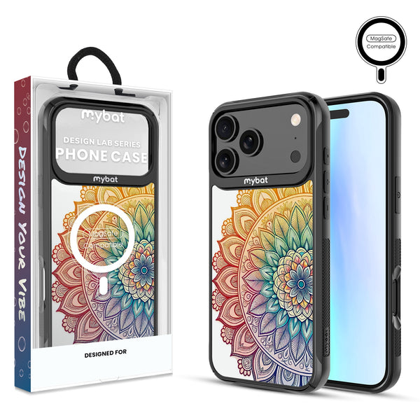 MyBat Design Lab Series MagSafe Case for Apple iPhone 17 Pro Max - Rainbow Mandala - MIP17PMCSLESMSMP457-1.jpg