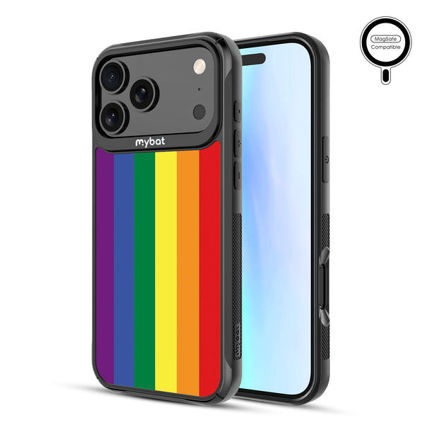 MyBat Design Lab Series MagSafe Case for Apple iPhone 17 Pro Max - Rainbow Stripes - MIP17PMCSLESMSMP459-2.jpg
