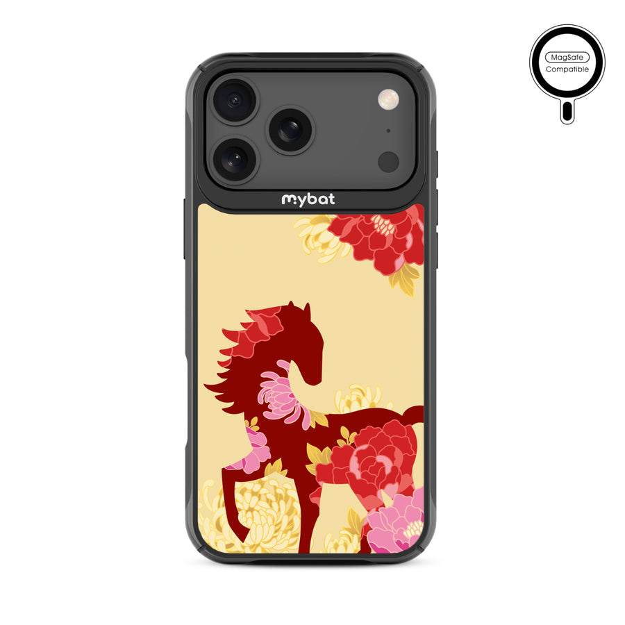 MyBat Design Lab Series MagSafe Case for Apple iPhone 17 Pro Max - Peony Pedigree - MIP17PMCSLESMSMP464-3.jpg