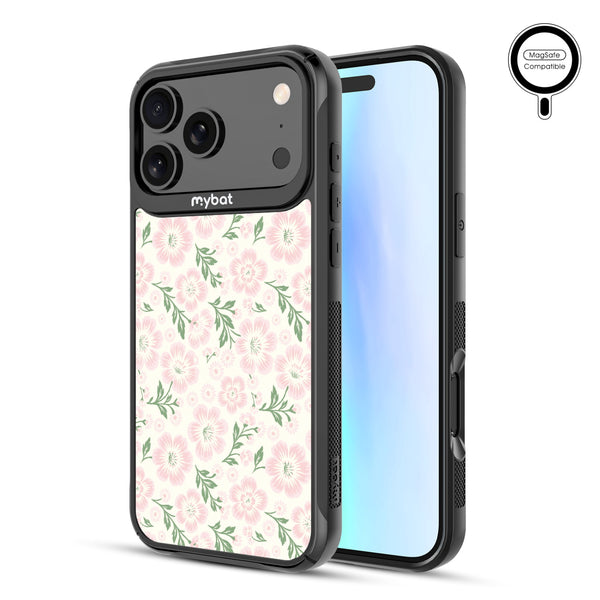 MyBat Design Lab Series MagSafe Case for Apple iPhone 17 Pro Max - Pink Posies - MIP17PMCSLESMSMP473-2.jpg