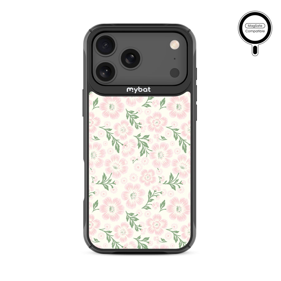 MyBat Design Lab Series MagSafe Case for Apple iPhone 17 Pro Max - Pink Posies - MIP17PMCSLESMSMP473-3.jpg