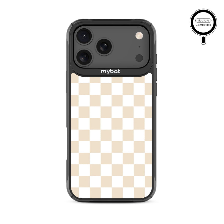 MyBat Design Lab Series MagSafe Case for Apple iPhone 17 Pro Max - Tan Check