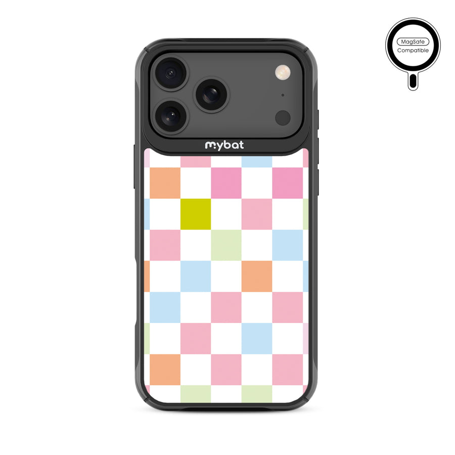 MyBat Design Lab Series MagSafe Case for Apple iPhone 17 Pro Max - Pastel Check - MIP17PMCSLESMSMP480-3.jpg