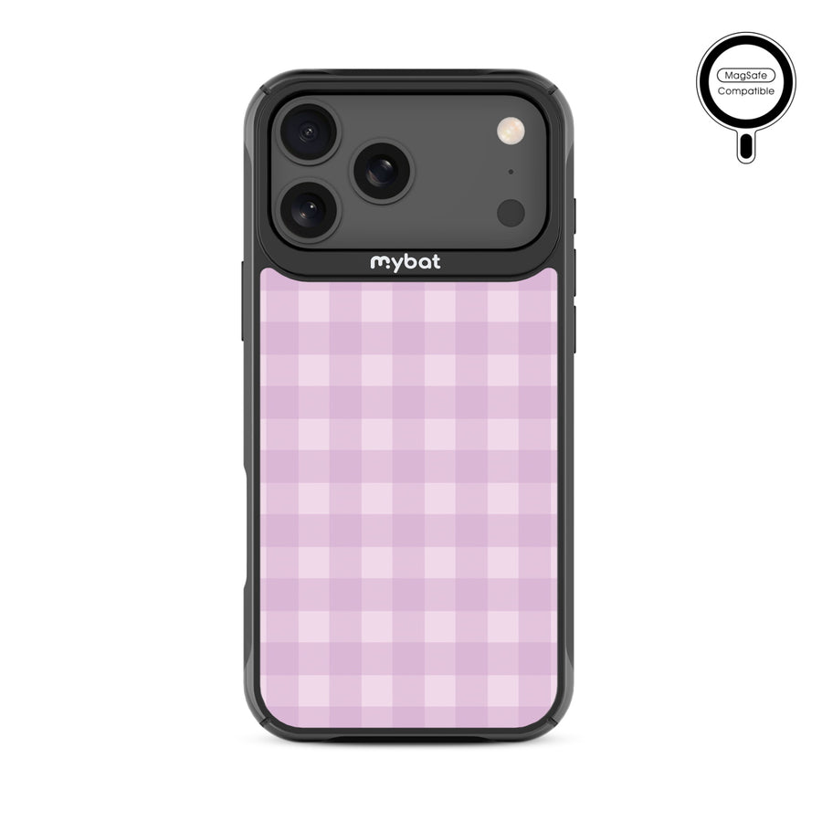 MyBat Design Lab Series MagSafe Case for Apple iPhone 17 Pro Max - Purple Plaid - MIP17PMCSLESMSMP483-3.jpg