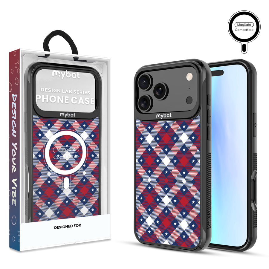 MyBat Design Lab Series MagSafe Case for Apple iPhone 17 Pro Max – Americana Plaid - MIP17PMCSLESMSMP523.JPG