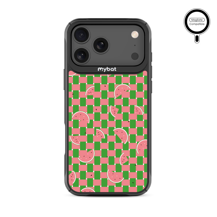 MyBat Design Lab Series MagSafe Case for Apple iPhone 17 Pro Max – Watermelon Patch - MIP17PMCSLESMSMP533-2.JPG