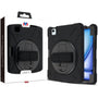 MyBat Rotatable Stand Protector Cover (with Wristband) for Apple iPad Air 11 (2024)/iPad Air 11 (2026) / iPad Air 11 (2025) - Black / Black