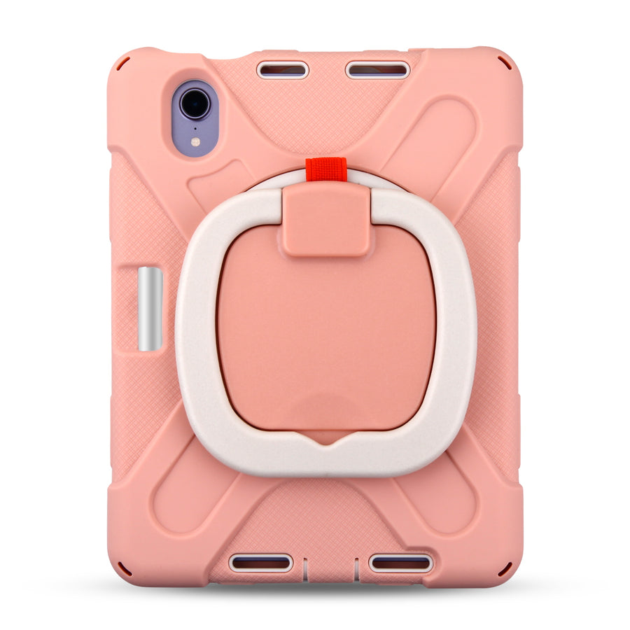 MyBat Rotatable Stand Shockproof Protector Cover for Apple iPad mini 6 (2021) / iPad mini 7 (2024) - Rose Gold / Rose Gold - MIPMI6CSRSSS252-3.jpg