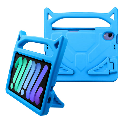 MyBat Handbag Kids Drop-resistant Protector Cover for Apple iPad mini 6 (2021) / iPad mini 7 (2024) - Blue - MIPMI6HPCEVA001-1.jpg