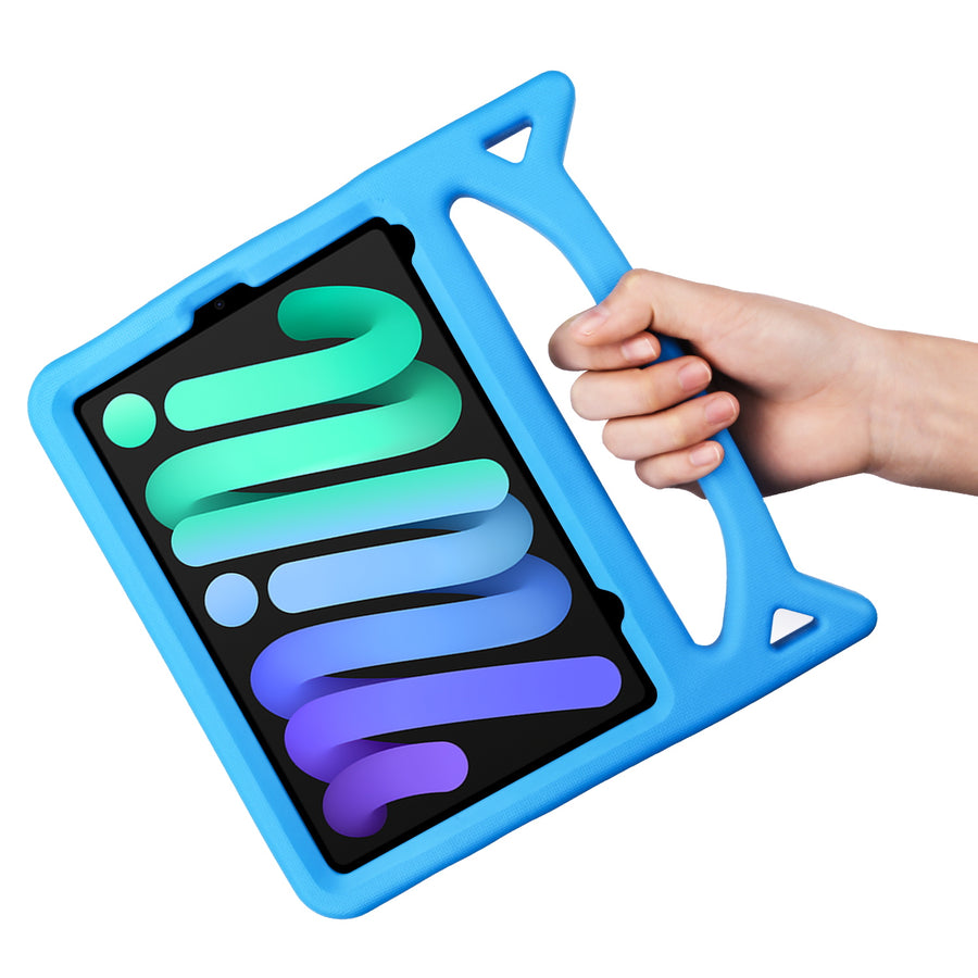 MyBat Handbag Kids Drop-resistant Protector Cover for Apple iPad mini 6 (2021) / iPad mini 7 (2024) - Blue - MIPMI6HPCEVA001-5.jpg