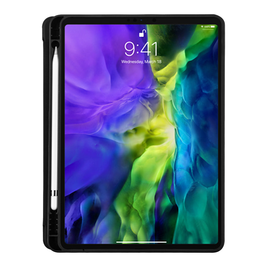 MyBat Slim Fit Smart MyJacket with Trifold Stand for Apple iPad Pro 11 (2020)/iPad Pro 11 (2022) / iPad Pro 11 (2021) - Black / Blue Mixed Marbling - MIPP11PCMJT021-3.jpg