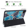 MyBat Slim Fit Smart MyJacket with Trifold Stand for Apple iPad Pro 11 (2020)/iPad Pro 11 (2022) / iPad Pro 11 (2021) - Black / Blue Mixed Marbling - MIPP11PCMJT021-6.jpg