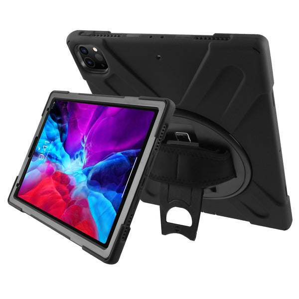 MyBat Rotatable Stand Protector Cover (with Wristband) for Apple iPad Pro 12.9 (2020)/iPad Pro 12.9 (2018)/iPad Pro 12.9 (2022) / iPad Pro 12.9 (2021) - Black / Black - MIPP129CSRSSS001-3.jpg