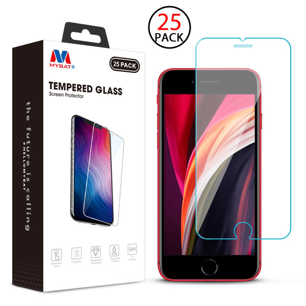 MyBat Tempered Glass Screen Protector (2.5D)(25-pack) for Apple iPhone SE (2020) / SE (2022) - Clear - MIPSE2SC81TF-1.jpg