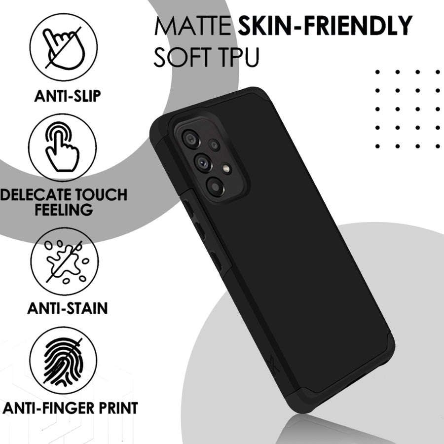 For Samsung A53 5G MetKase Original ShockProof Case Cover - Black - MKHY-5GA53-BK-2.jpg