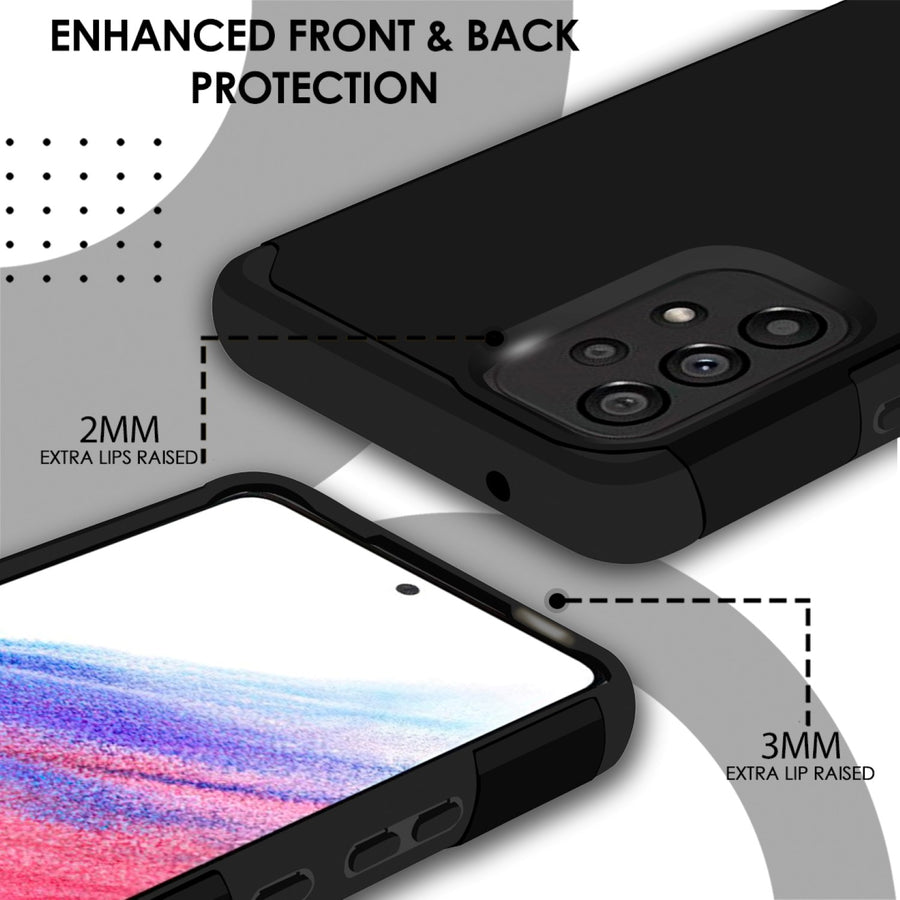 For Samsung A53 5G MetKase Original ShockProof Case Cover - Black - MKHY-5GA53-BK-3.jpg