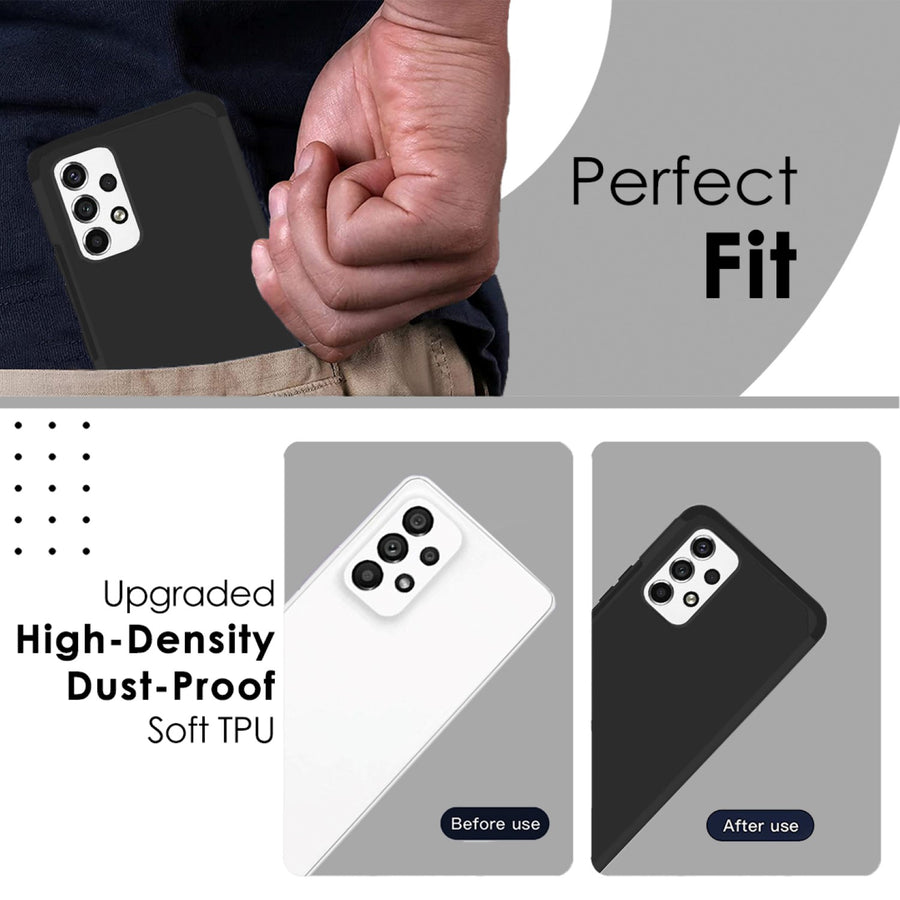 For Samsung A53 5G MetKase Original ShockProof Case Cover - Black - MKHY-5GA53-BK-6.jpg