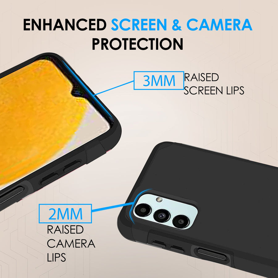 For Samsung A13 5G, A04s MetKase Original ShockProof Case Cover - Black - MKHY-A13-BK-2.jpg