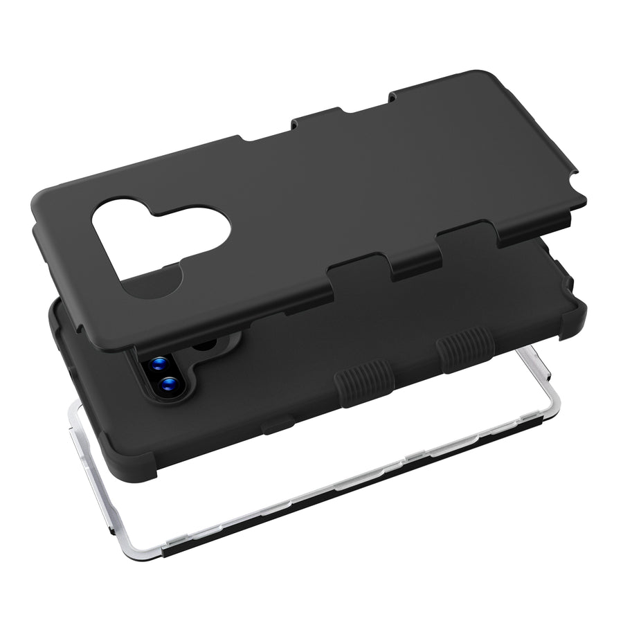 MyBat TUFF Hybrid Phone Protector Cover [Military-Grade Certified] for Lg Stylo 6 - Black - MLSTL6CSE1TS001-3.jpg