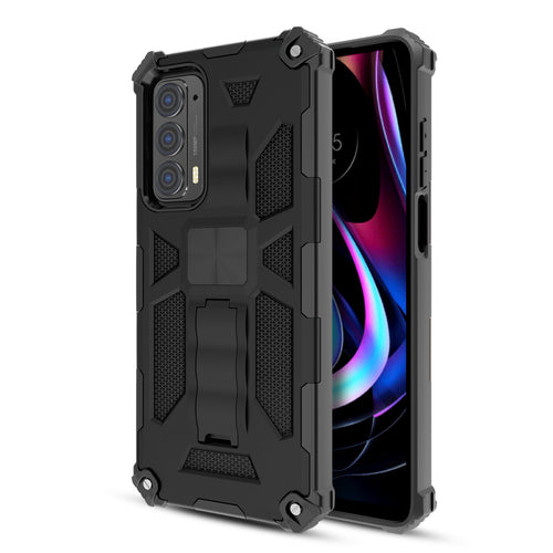 MyBat Sturdy Hybrid Protector Cover (with Stand) for Motorola Edge (2021) / Edge 5G UW - Black / Black - MME21CSFSSS001-2.jpg