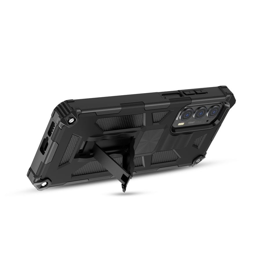 MyBat Sturdy Hybrid Protector Cover (with Stand) for Motorola Edge (2021) / Edge 5G UW - Black / Black - MME21CSFSSS001-7.jpg