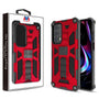 MyBat Sturdy Hybrid Protector Cover (with Stand) for Motorola Edge (2021) / Edge 5G UW - Red / Black