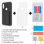 MyBat Poket Hybrid Protector Cover (with Back Film) for Motorola Moto E (2020) / Moto E7 (2020) - Black / Black - MME7CSPKTS001-4.jpg