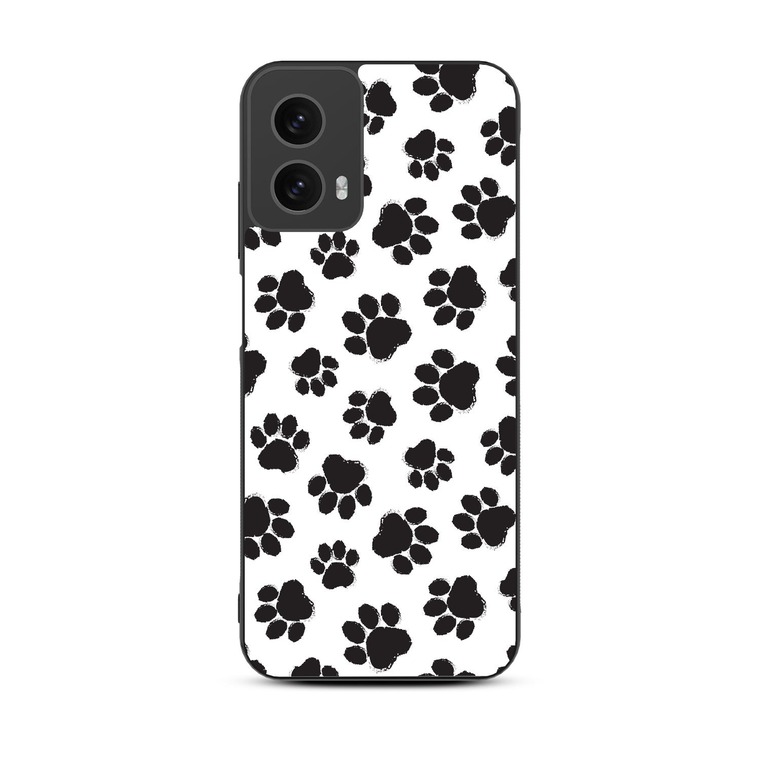 MyBat Design Lab Series Case for Motorola Moto G 5G (2024) - Black Paw Prints