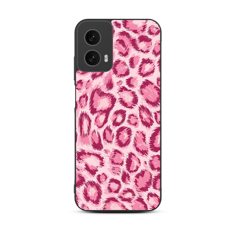 MyBat Design Lab Series Case for Motorola Moto G 5G (2024) - Pink Leopard Print - MMG5G24CSLESM007-3.jpg