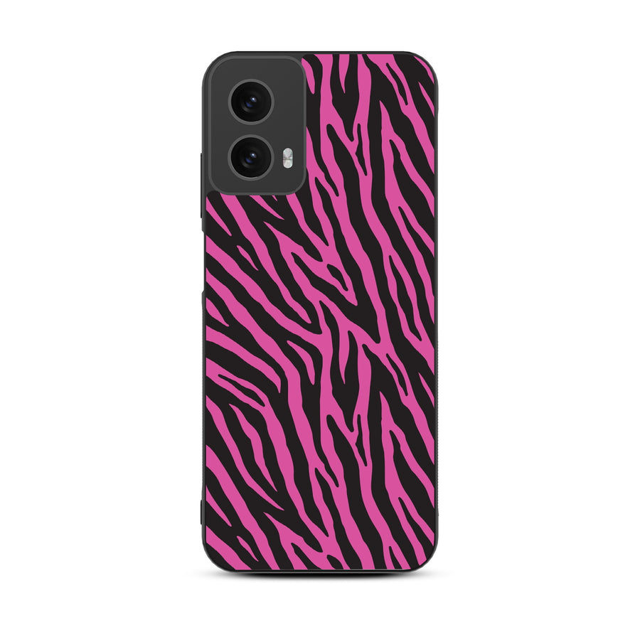 MyBat Design Lab Series Case for Motorola Moto G 5G (2024) - Pink Zebra Print - MMG5G24CSLESM010-3.jpg