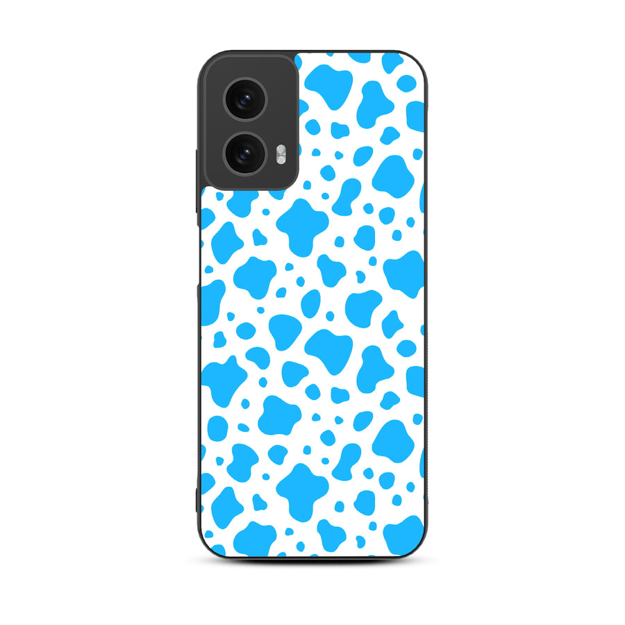 MyBat Design Lab Series Case for Motorola Moto G 5G (2024) - Blue Cow Print - MMG5G24CSLESM016-3.jpg