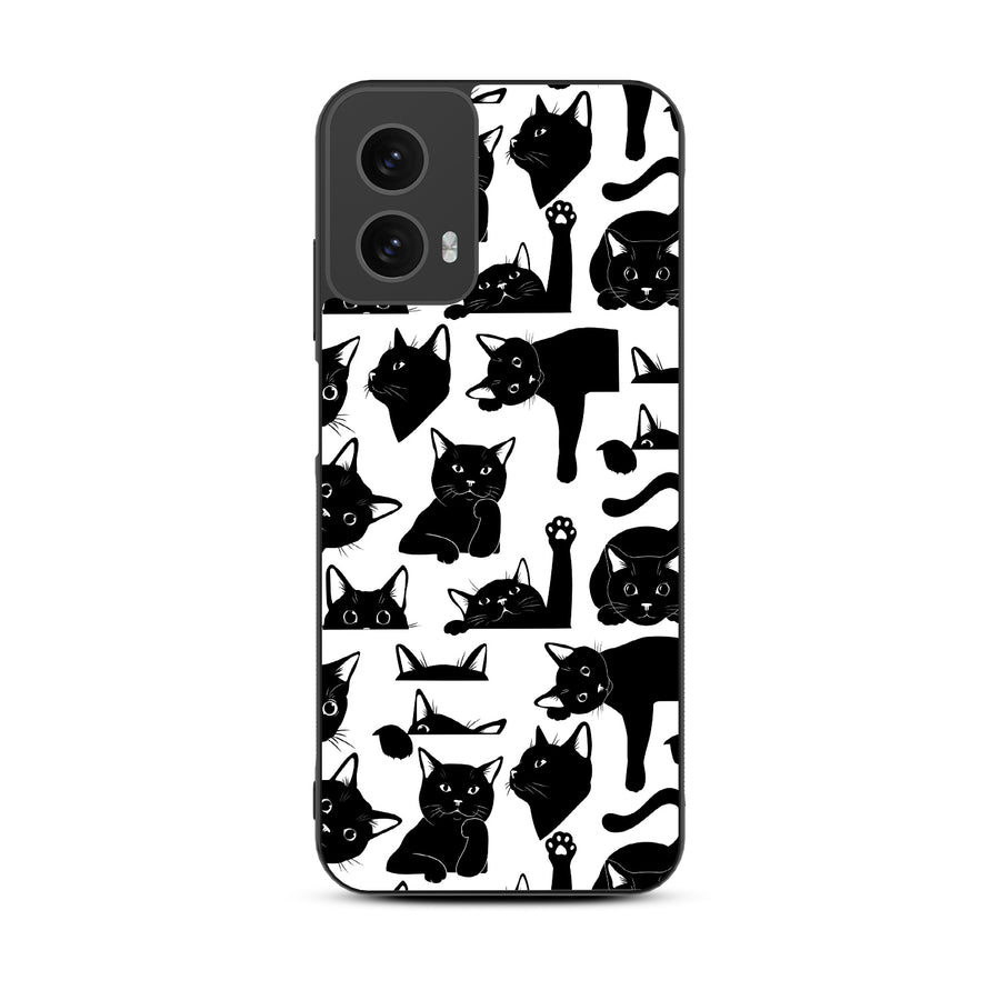 MyBat Design Lab Series Case for Motorola Moto G 5G (2024) - Black Cats - MMG5G24CSLESM017-3.jpg