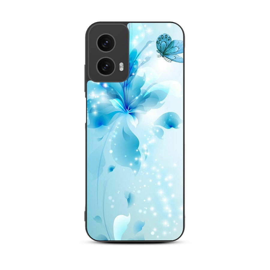 MyBat Design Lab Series Case for Motorola Moto G 5G (2024) - Butterfly & Flowers - MMG5G24CSLESM020-3.jpg