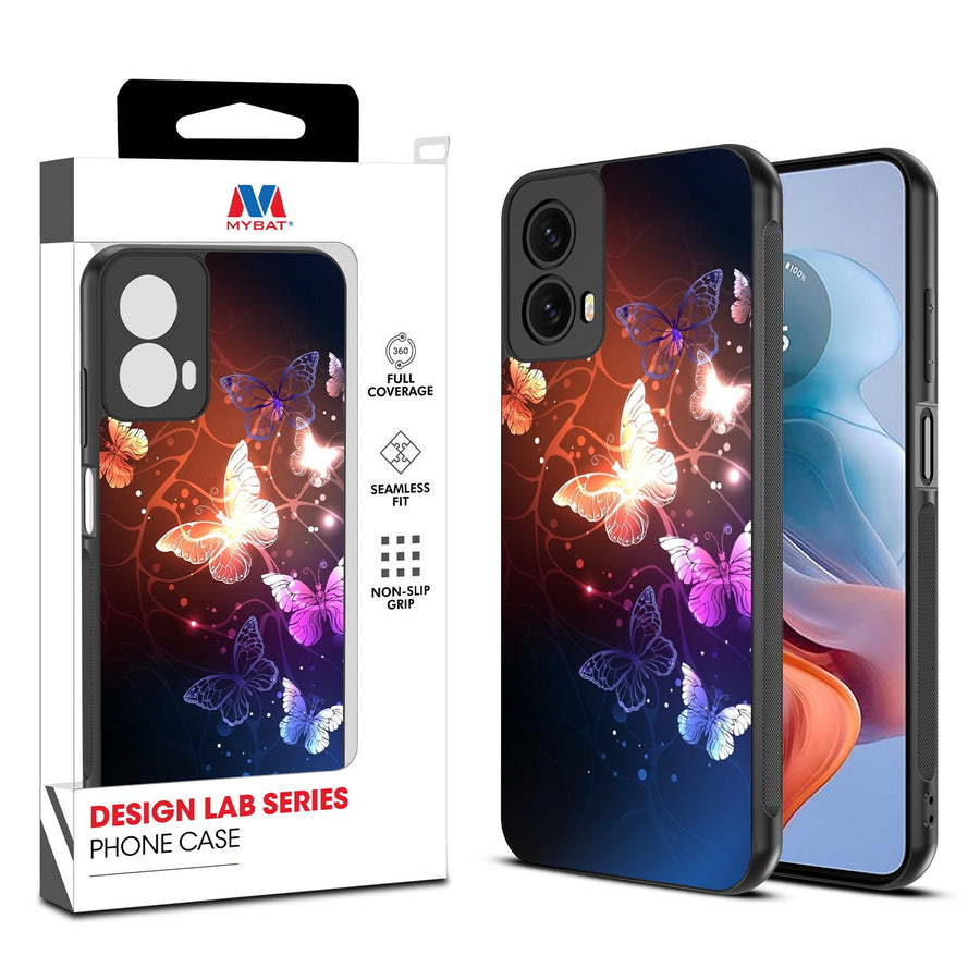 MyBat Design Lab Series Case for Motorola Moto G 5G (2024) - Neon Butterflies