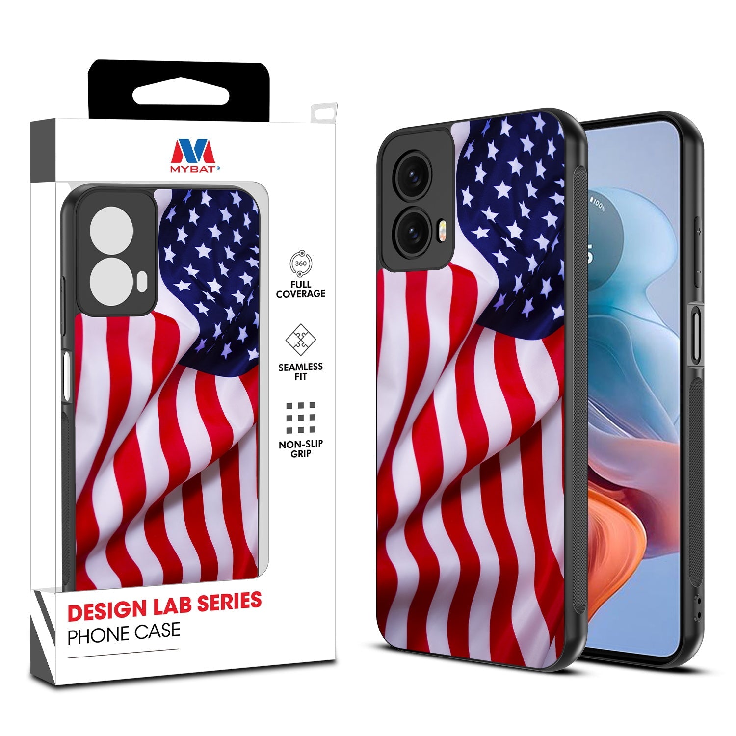 MyBat Design Lab Series Case for Motorola Moto G 5G (2024) - Stars & Stripes