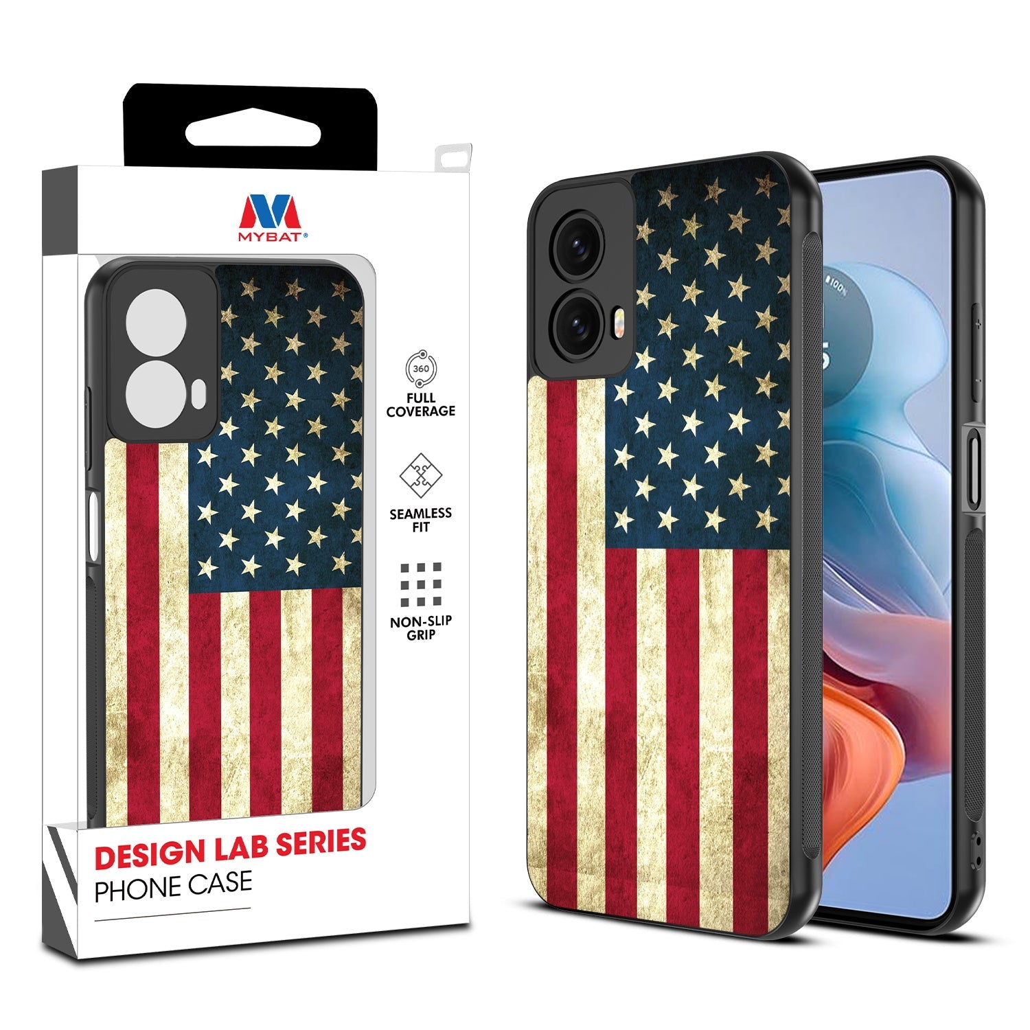 MyBat Design Lab Series Case for Motorola Moto G 5G (2024) - American Flag